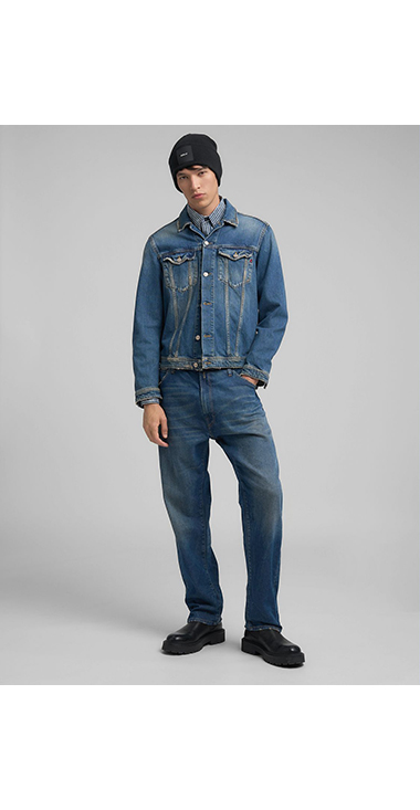 NEW リラックステーパードWAINE コンフォートストレッチデニム